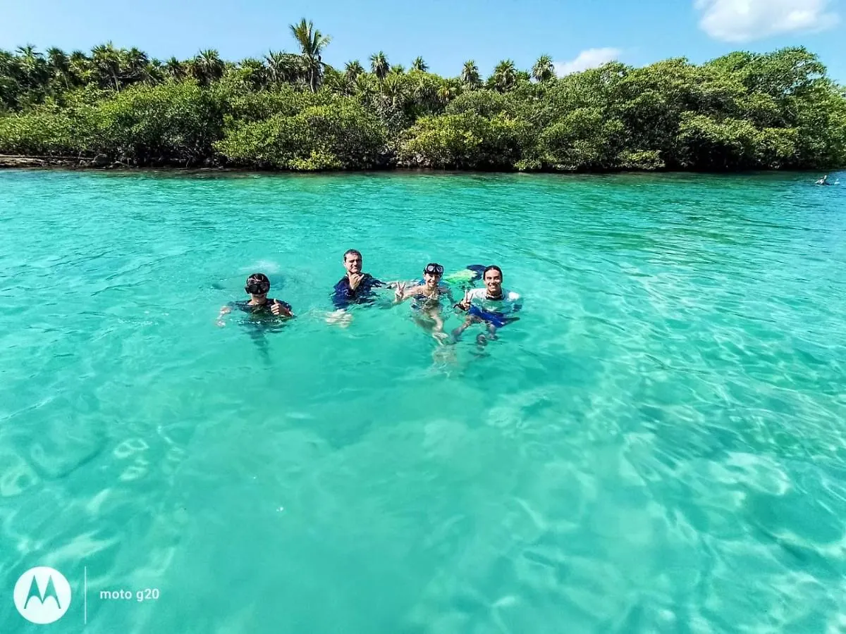 Auberge de jeunesse El Padrino à Akumal Mexique